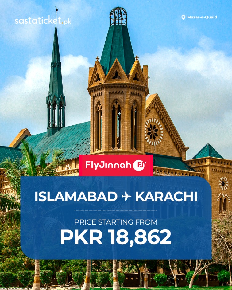 Fly Jinnah Islamabad to Karachi Flights discounts