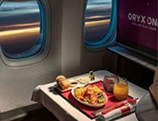 Qatar Airways Meal